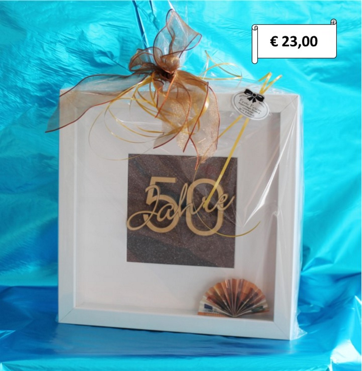 Geschenkverpackung zum 50.Geburtstag