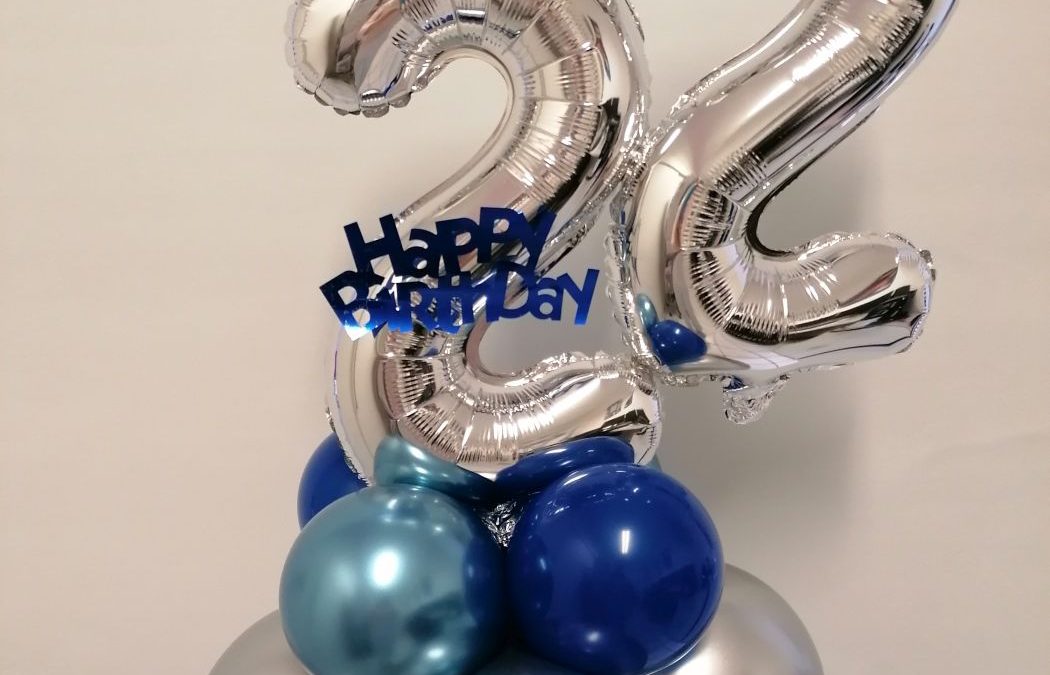 luftgefüllte Zahlenballons