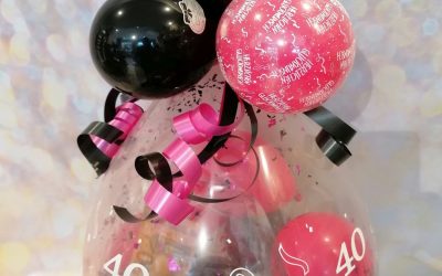 Geschenkballon zum 40.Geburtstag